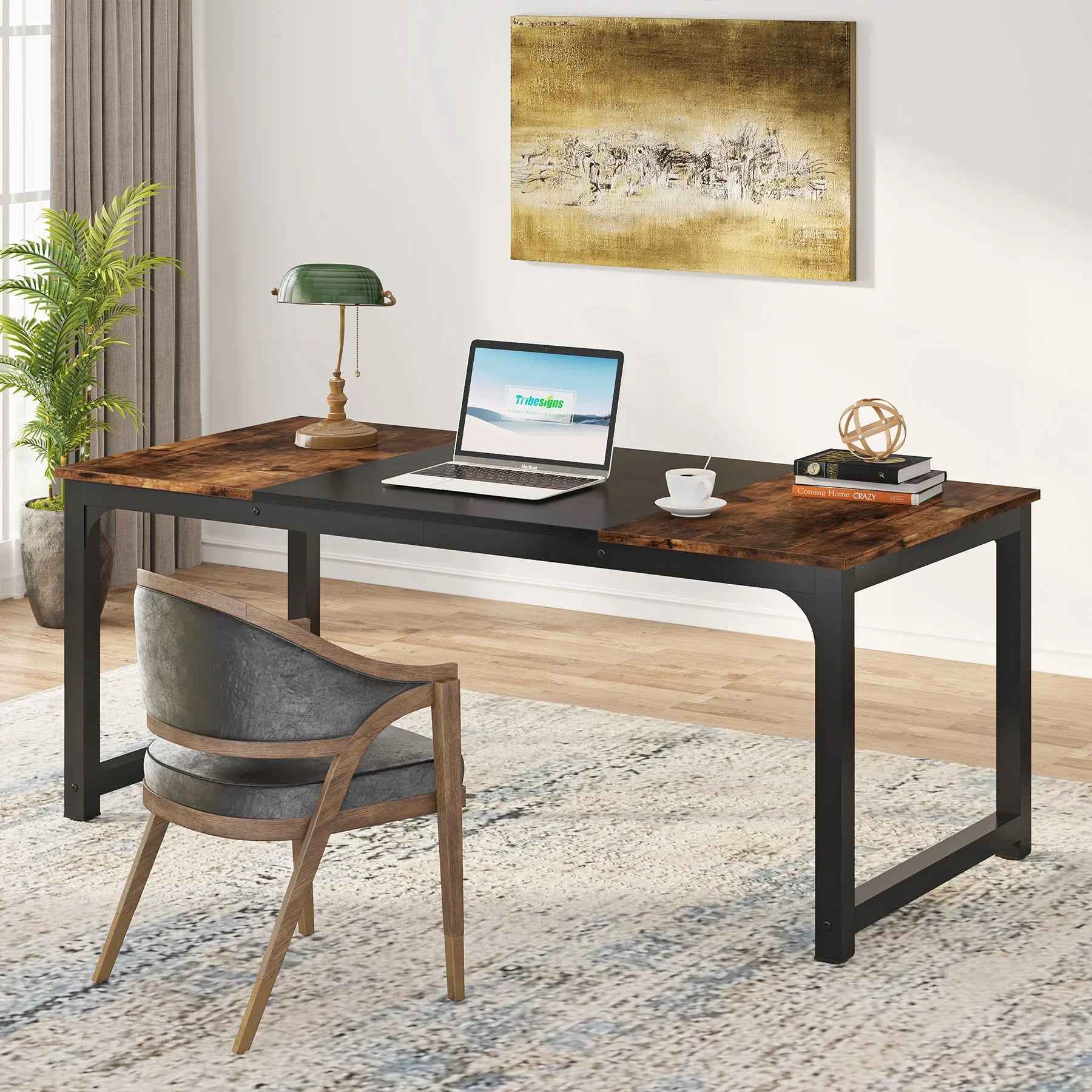 Ergo Heights Spacious Computer Desk for Professionals