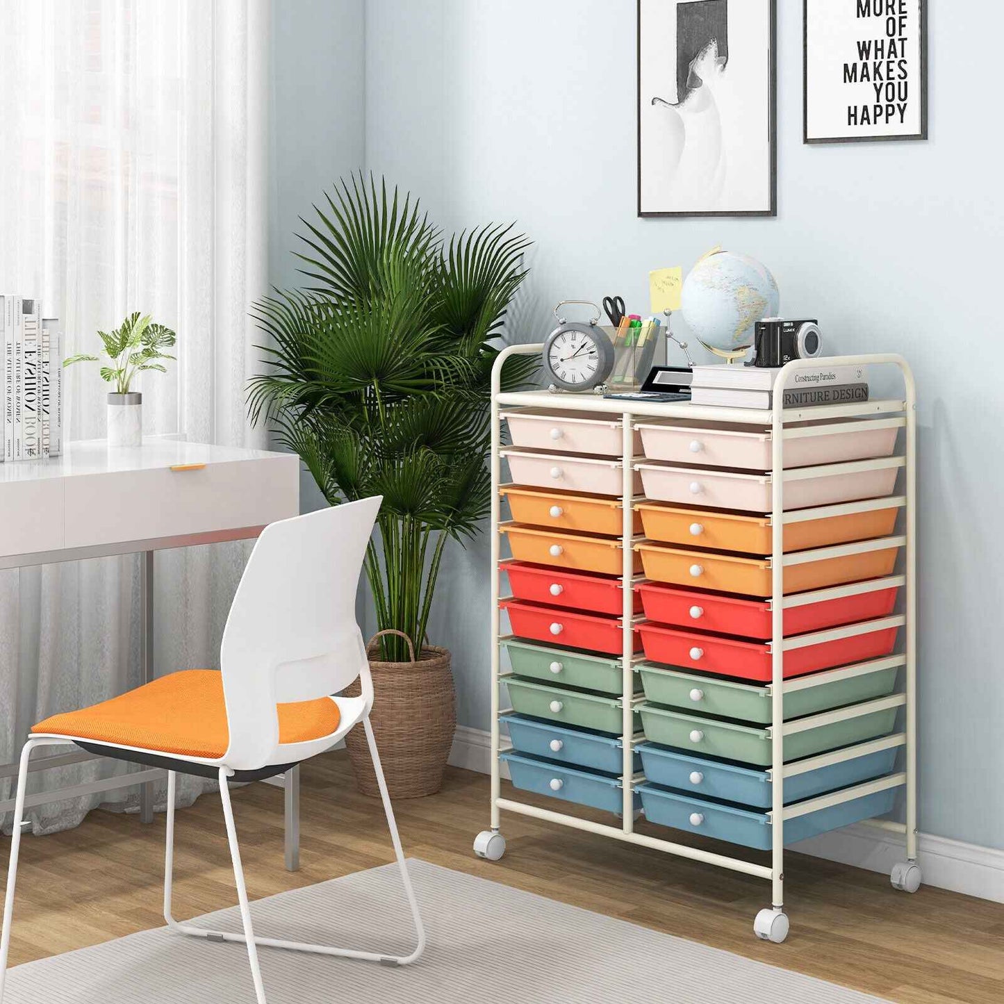 Ergo Heights Best Workspace Storage Solution UK Trolley - Ergo Heights