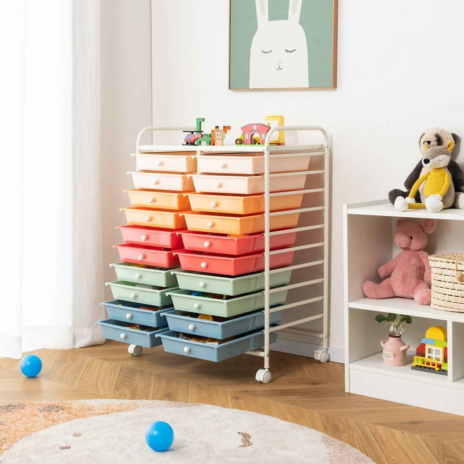 Ergo Heights Best Workspace Storage Solution UK Trolley - Ergo Heights