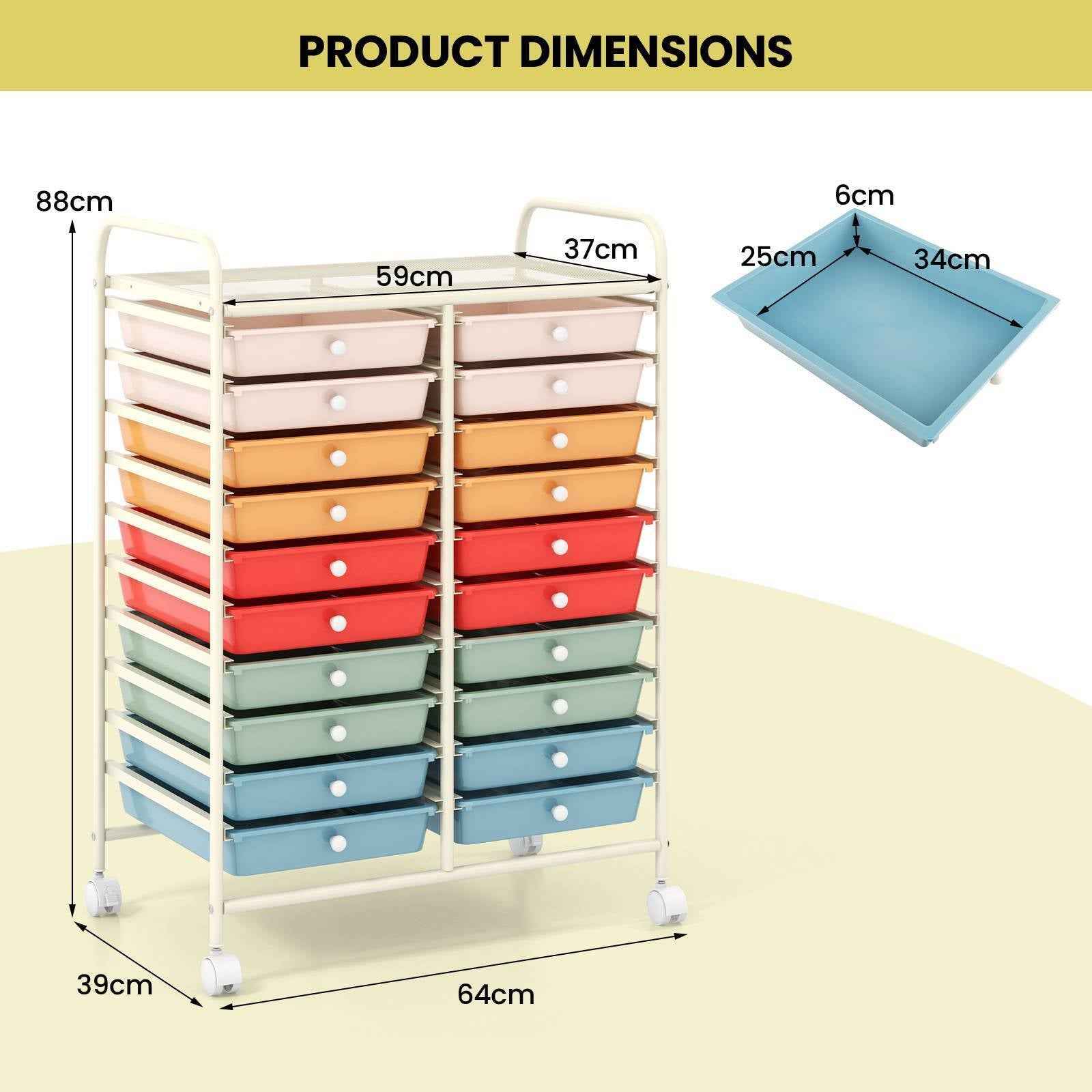 Ergo Heights Best Workspace Storage Solution UK Trolley - Ergo Heights