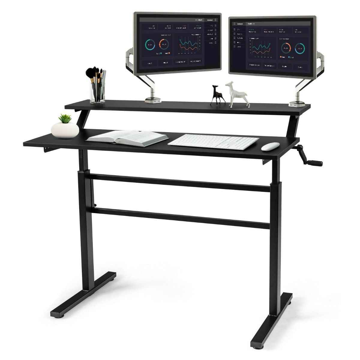 Ergo Heights Height Adjustable Office Desk for Ergonomic Work - Ergo Heights