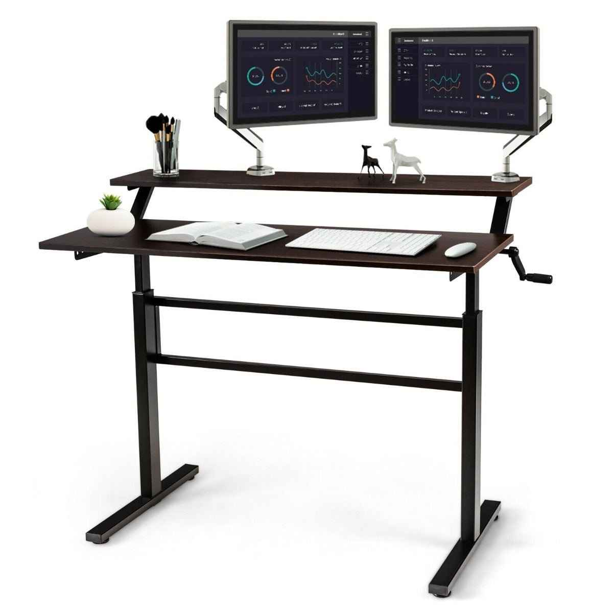 Ergo Heights Height Adjustable Office Desk for Ergonomic Work - Ergo Heights