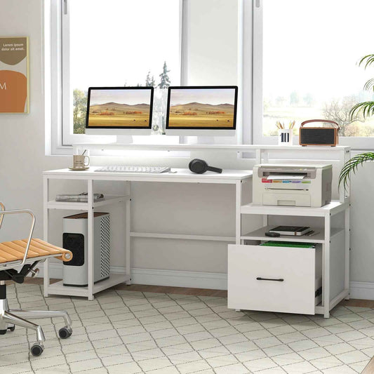 Ergo Heights Large Office Desk for Productivity - Ergo Heights