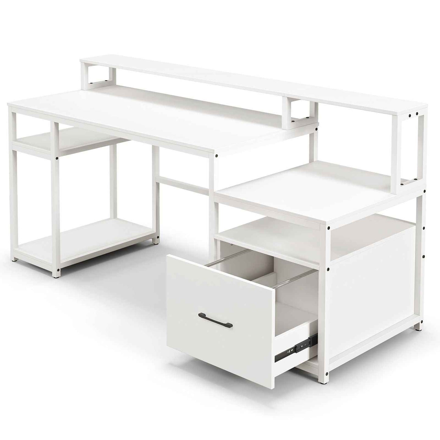 Ergo Heights Large Office Desk for Productivity - Ergo Heights