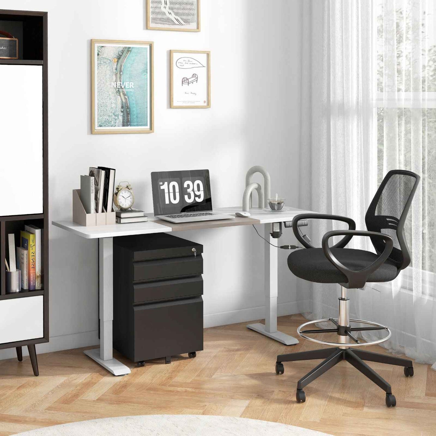 Ergo Heights Vinsetto Tall Desk Chair for Home Office - Ergo Heights