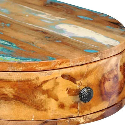 Ergo Heights Desk with Vintage Rustic Wood & Metal Legs - Ergo Heights