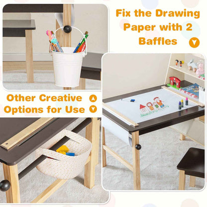 Wooden Toddler Desk for Arts and Crafts - Ergo Heights